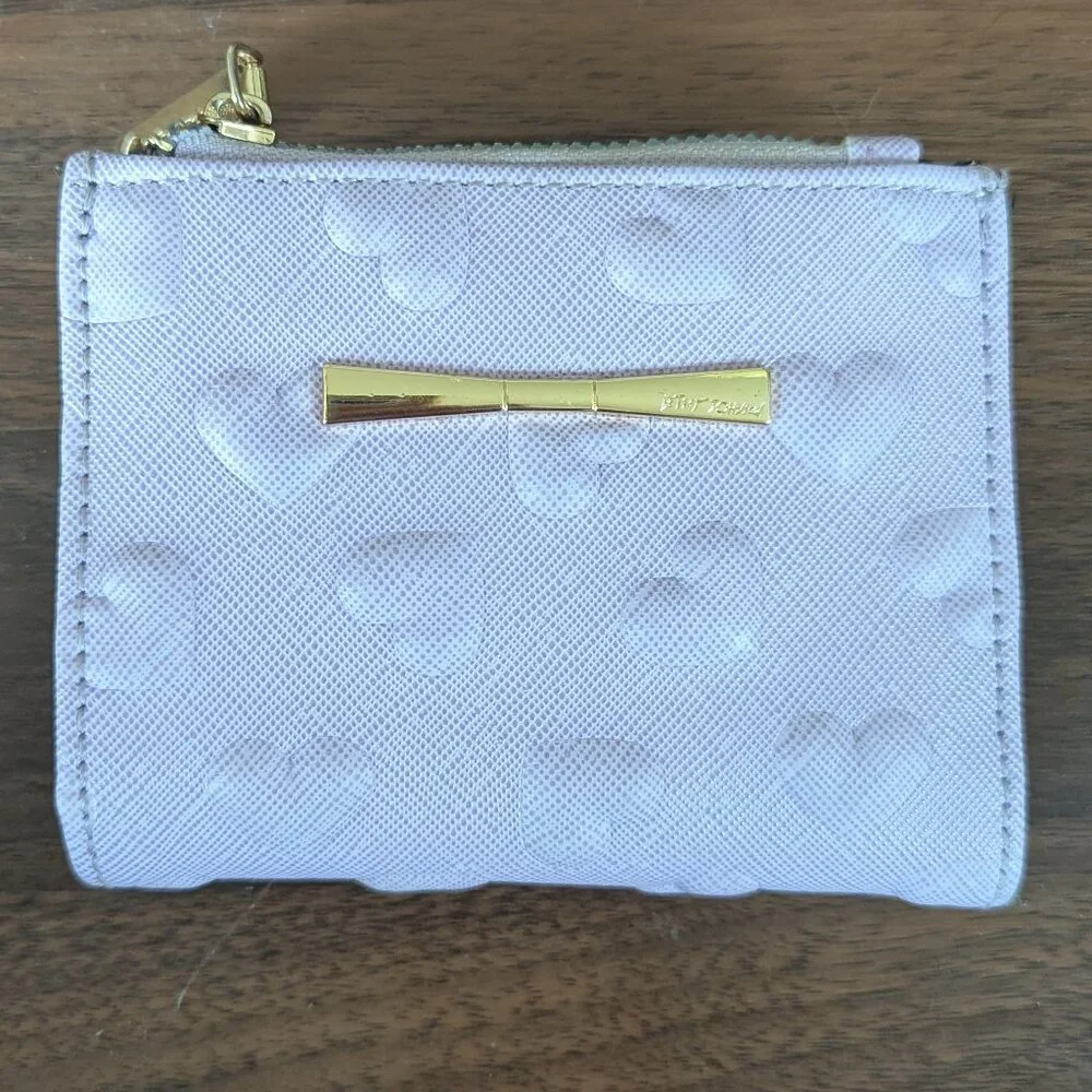 Purple 3D Kawaii style Heart Betsey Johnson Wallet